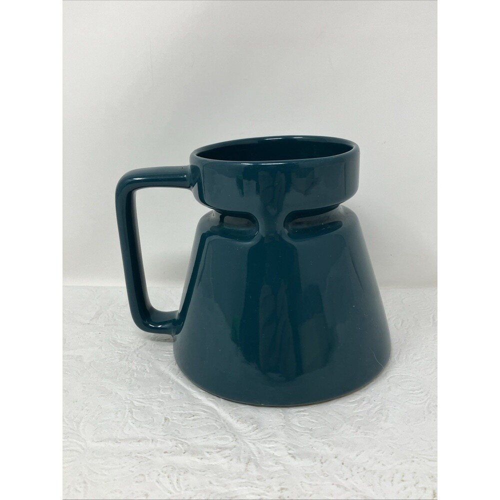 Hotjo No Spill No Slip Travel Coffee Mug Cup Aqua Blue Wide Base